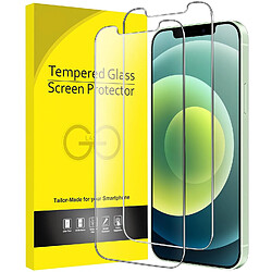 Verre Trempé pour iPhone 12 Mini (5,4") [Pack 2] Film Vitre Protection Ecran Little Boutik®