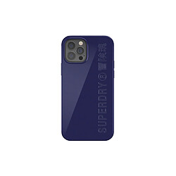 Superdry Coque pour Apple iPhone 12 / 12 Pro Collection "Snap Case Compostable" Bleu