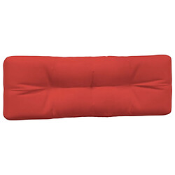 Acheter vidaXL Coussins de palette lot de 2 rouge tissu