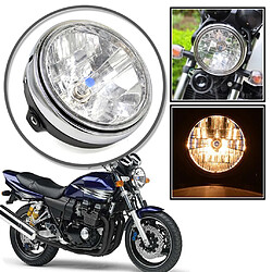 Avis Moto Chrome Lampe Halogène Phare Avant Feux Eclairage Optique Pour Honda CB400 CB500 CB1300