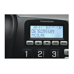 Acheter Téléphone filaire et sans fil répondeur dect noir - th540drblk - THOMSON