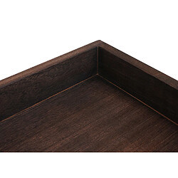 Avis Decoshop26 Étagère sur pied support à plantes en bois marron foncé et métal 3 niveaux 90x100x35 cm 04_0008645