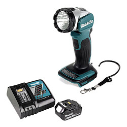 Makita DML 802 RG1 lampe sans fil pour batterie 14,4 et 18 V + 1x batterie 6,0 Ah + chargeur