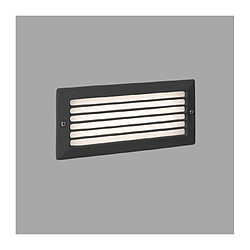 faro Applique encastrée de jardin Stripe Gris foncé 1 ampoule 10cm