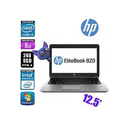 HP ELITEBOOK 820 G2 I5 5300U 2.3Ghz - Reconditionné