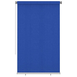 vidaXL Store roulant d'extérieur 140x230 cm Bleu PEHD