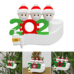 Décoration De Famille Personnalisée Pour Arbre De Noël 2020 3 Personnes pas cher