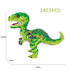 Avis Universal 24 cm Mini Bloc Vert Dinosaure Mansion Jouet Modèle Classique Jurassic Park Picture Jouet Home Fun Games | Bloc(Vert)