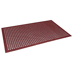 Tapis en Caoutchouc Anti-Fatigue Rouge - Jantex