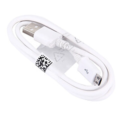 Wewoo Pour Samsung Galaxy S7 / blanc S6 / S5 / S4 / i9500 / i9300 / i9220 Micro 5 broches USB câble de synchronisation + US Plug chargeur de voyage pas cher