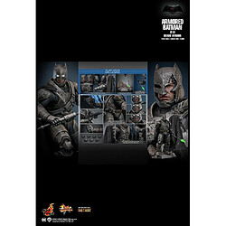 Hot Toys Batman v Superman : L'Aube de la justice - Figurine Movie Masterpiece 1/6 Armored Batman 2.0 (Deluxe Version) 33 cm