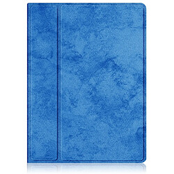 Etui en PU rotatif réglable avec support couleur unie bleu pour votre Apple iPad mini (2021)