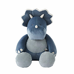 NOUKIES Peluche géante tricératops Ops bleu 80 cm - Noukie's