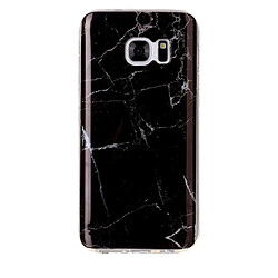 Wewoo Coque noir pour Samsung Galaxy S7 / G930 Motif Marbling Soft TPU Housse de protection arrière