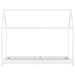 Avis Maison Chic Lit d'Enfant Chambre - Cadre de lit pour enfant Blanc Bois de pin massif 90 x 200 cm -MN10743