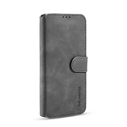 Etui en PU style rétro avec support gris pour votre Huawei P40