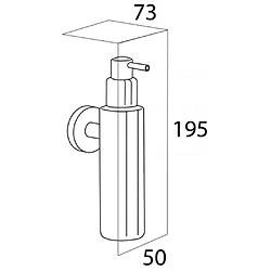 Avis Tiger Distributeur de savon Boston Argent 308530946