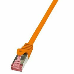 LogiLink Câble patch, Cat. 6, S/FTP, 0,5 m, orange ()