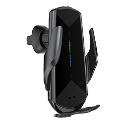 Acheter Chargeur de voiture sans fil QI Support de téléphone à ventilation automatique pour voiture à induction Noir