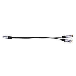 3.5mm Stéréo Femelle à 2x RCA Femelle Audio Splitter Y Adaptateur Cable