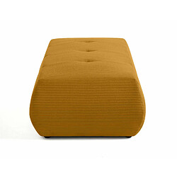 Lisa Design Onyx - pouf d'appoint - en velours côtelé