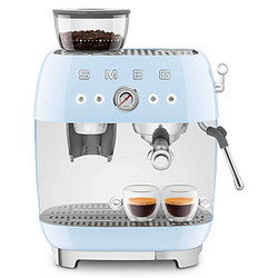 Acheter Machine à expresso avec broyeur 20 bars bleu - EGF03PBEU - SMEG