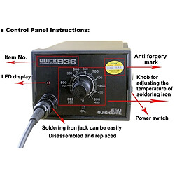 Acheter Wewoo Fer à souder électrique 220V 60W Station de soudage pour à antistatique, prise AU