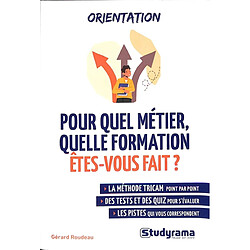 Pour quel métier, quelle formation êtes-vous fait ?