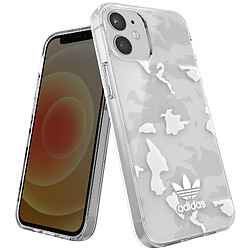 Adidas Coque pour iPhone 12 Mini Silicone Gel Design Fin Transparent