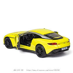 Avis Universal 1: 32 Aston Martin DB11 AMR Voiture jouet moulée sous pression Modèle de voiture jouet en métal Simulation haute Retraite Collection de jouets pour enfants(Jaune)