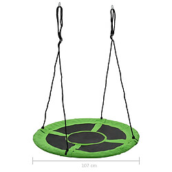 Avis vidaXL Balançoire 110 cm 100 kg Vert