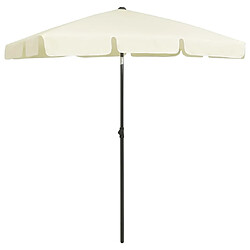 Maison Chic Parasol Jardin | Parasol de plage jaune sable 180x120 cm - GKD42246