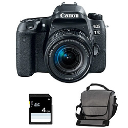 PACK CANON EOS 77D + 18-55 IS STM + Sac + SD 4Go