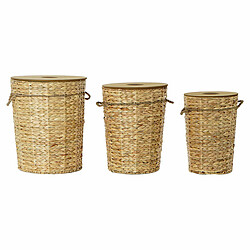 Set de basket DKD Home Decor Fibre (3 pcs)