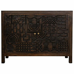 Buffet Alexandra House Living Marron Bois 40 x 90 x 120 cm pas cher