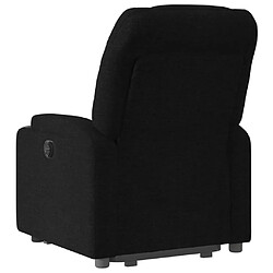 Acheter vidaXL Fauteuil inclinable noir tissu