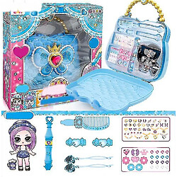 Universal Doupée Dress Up Handbag Yiqi Surprise devinez l'Open Le Little Girl Princess (bleu)