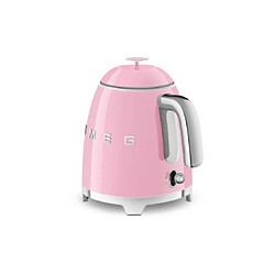 Bouilloire sans fil 0.8l 1400w rose - KLF05PKEU - SMEG pas cher