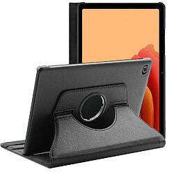 Etui rotatif en simili cuir pour tablette Samsung Galaxy Tab A7 10.4 (2020) SM-T500 / SM-T505 - Noir - Visiodirect -