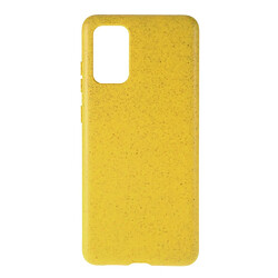 Coque en TPU paille de blé écologique mate jaune pour votre Samsung Galaxy S20 Plus