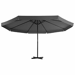 Maison Chic Parasol Jardin | Parasol avec base portable Anthracite - GKD49472