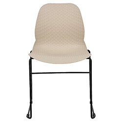 Beliani Chaise de salle à manger Set de 4 Beige PANORA pas cher