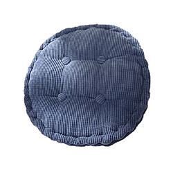 Acheter Coussin De Chaise En Coton Circulaire Pad Home Car Bistro Dining Pad De Coussin De Siège Bleu