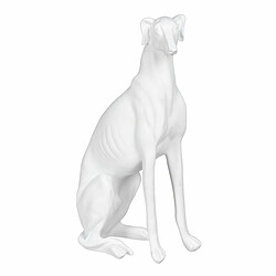 BigBuy Home Figurine Décorative Blanc Chien 19 x 12 x 37,5 cm