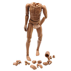 1: 6 Corps Nu Masculin à échelle Articulée 28 Articulations Figurine Mobile 12 "orange