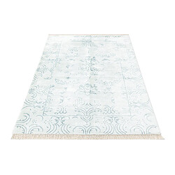 Avis Vidal Tapis de laine 183x122 Bleu Darya