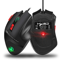 Avis Wewoo Souris filaire WiRouge Mechanical Macros Définir 9 touches programmables 6000 Gaming Mouse réglable avec éclairage LED