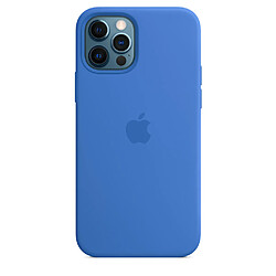 Avis Apple Coque en silicone MagSafe pour iPhone 12 (Pro) - Capri Blue