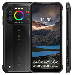 IIIF150 Air1 Ultra+ Smartphone Robuste 6,8" FHD+, 12Go + 256Go 7000mAh 64MP Caméra Helio G99 Téléphone Portable Double SIM 4G, Noir