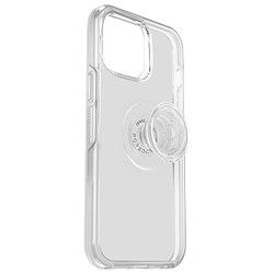 Coque OtterBox iPhone 13 Pro Max Poignée PopGrip Otter+ Pop Symmetry transparent